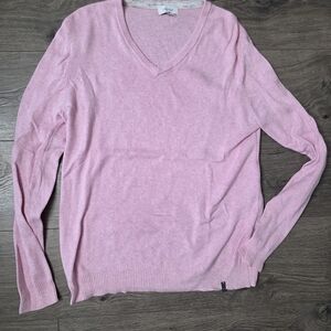 Calvin Klein Pink V-Neck Sweater